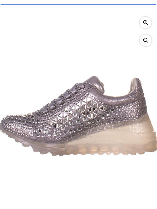 Steve Madden Shoes - Steve Madden Leather Carissa rhinestone platform sneakers size 7